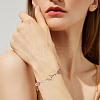SUPERFINDINGS 4Pcs 2 Colors Brass Double Fold Over Clasps FIND-FH0010-40-6