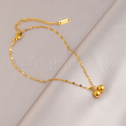 Stainless Steel Charms Anklets WG148E2-01-1