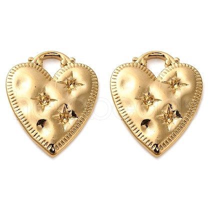 201 Stainless Steel Pendants STAS-D020-03G-1