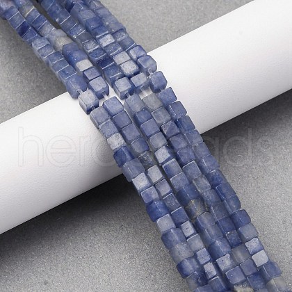 Natural Blue Aventurine Beads Beads Strands G-G002-A11-1