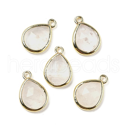 Natural Quartz Crystal Faceted Pendants G-U019-05G-03-1