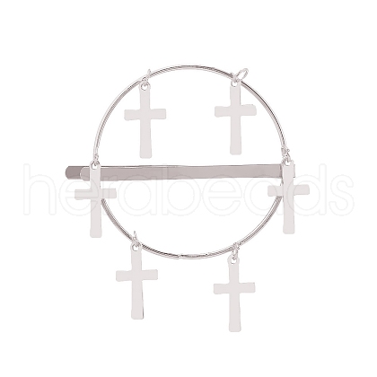 Cross Alloy Hair Bobby Pins PW-WGB84B3-02-1