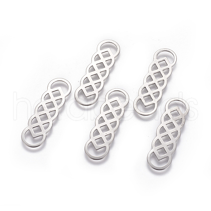 Non-Tarnish 201 Stainless Steel Links connectors X-STAS-L234-041P-1