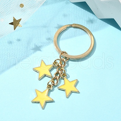 Star Alloy Enamel Keychain KEYC-YW00144-06-1