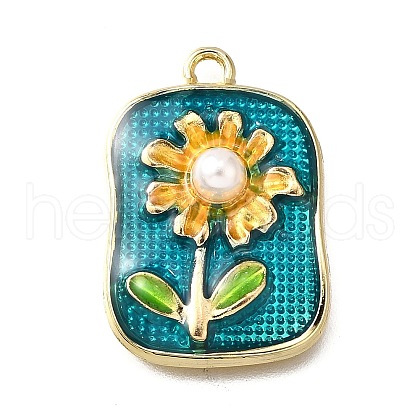 Alloy Enamel Pendants ENAM-K076-15D-G-1