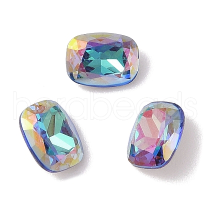 Glass Rhinestone Cabochons RGLA-L029-01A-BBLA-1