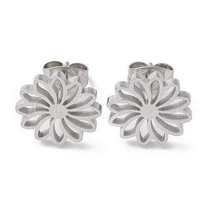 Non-Tarnish 304 Stainless Steel Stud Earrings EJEW-B022-05P-1