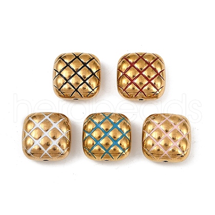 304 Stainless Steel Enamel Beads STAS-Z140-18G-1