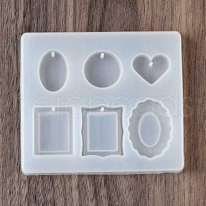 Rectangle & Heart & Oval DIY Silicone Molds X-SIMO-H019-04E-1