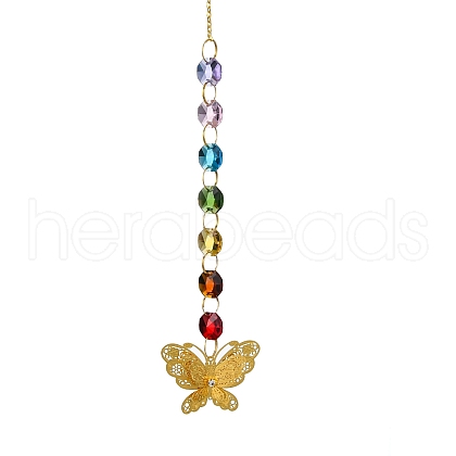 Iron Hanging Ornaments AJEW-H154-04B-1