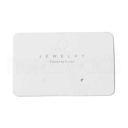Rectangle Paper Stud Earring Display Cards CDIS-C006-03-1