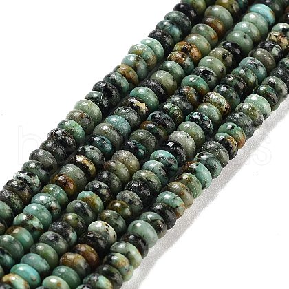 Natural African Turquoise(Jasper) Beads Strands G-K343-C11-01-1