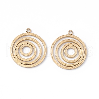 Ion Plating(IP) 304 Stainless Steel Pendants STAS-H168-34G-1