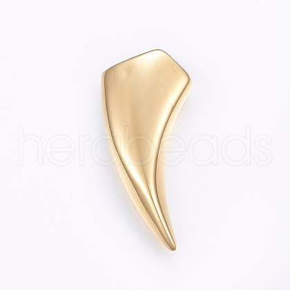 304 Stainless Steel Pendants STAS-L206-07G-1