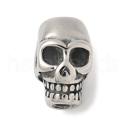 304 Stainless Steel European Beads STAS-S183-05D-AS-1