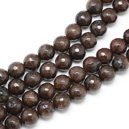 Natural White Jade Bead Strands X-G-R346-6mm-13-1