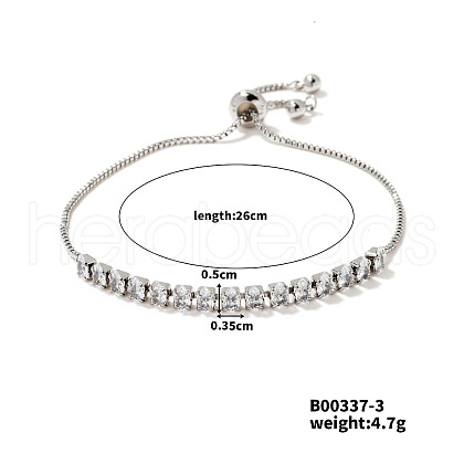 Adjustable Luxury Fashion Slider Bracelets TE0549-3-1