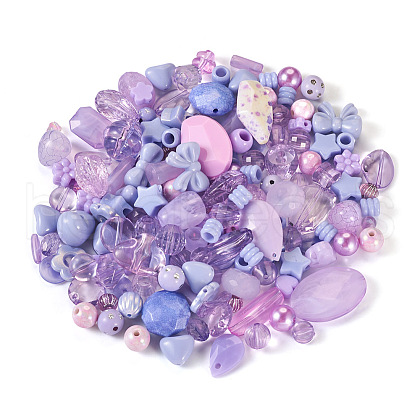  100G Transparent/Opaque Acrylic Beads MACR-TA0001-50B-1