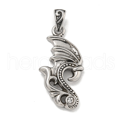 316 Surgical Stainless Steel Pendants STAS-E212-140AS-1