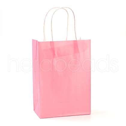 Pure Color Kraft Paper Bags AJEW-G020-B-11-1