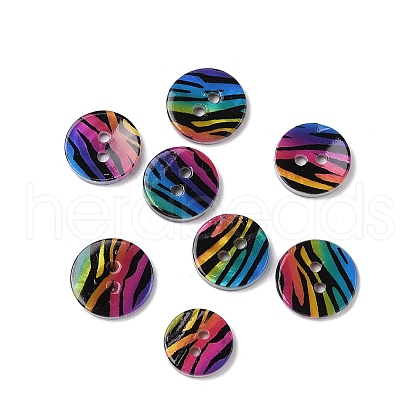 2-Hole Freshwater Shell Buttons SHEL-A004-01A-1