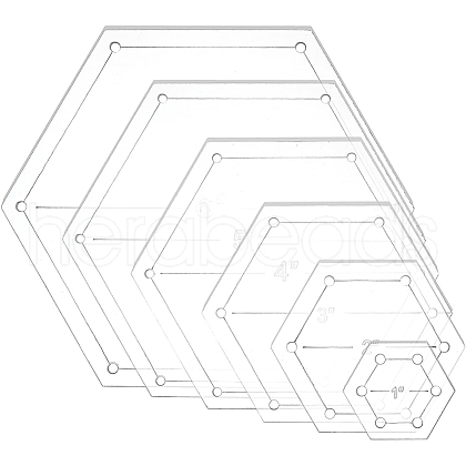 BENECREAT Acrylic Transparent Pressure Plate DIY-BC0001-51-1