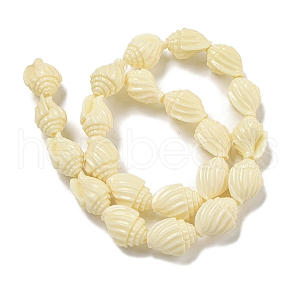 Synthetic Coral Carved Beads Strands X-CORA-I023-07F-1