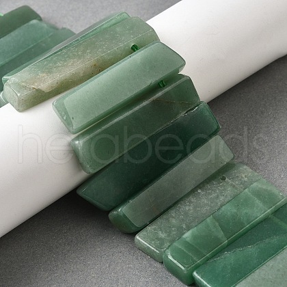Natural Green Aventurine Beads Strands G-S386-D15-1