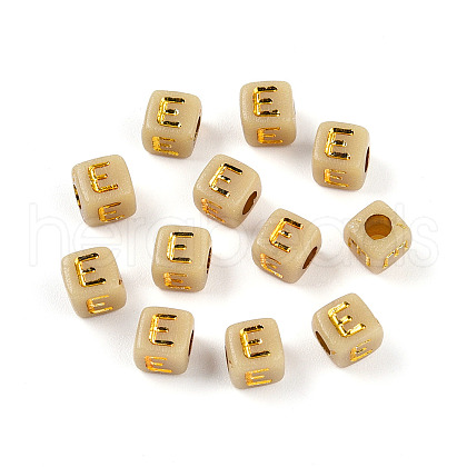 Plating Acrylic Beads OACR-N140-01E-E-1
