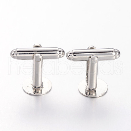 Brass Cuff Button X-KK-C2914-N-1