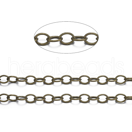 Brass Cable Chains CHC024Y-AB-1