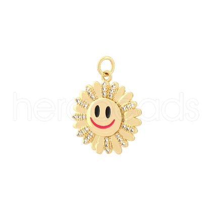 Brass Micro Pave Cubic Zirconia Pendants PW-WGE8ABD-05-1