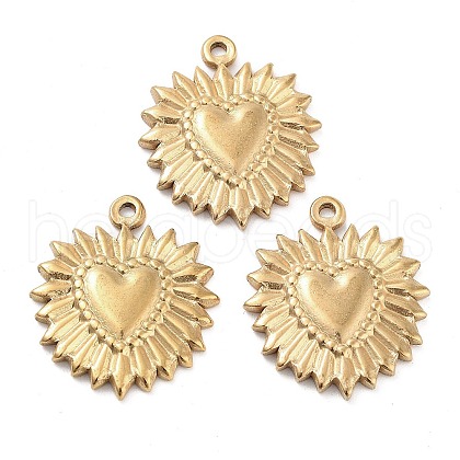 304 Stainless Steel Pendants STAS-M337-01A-G-1