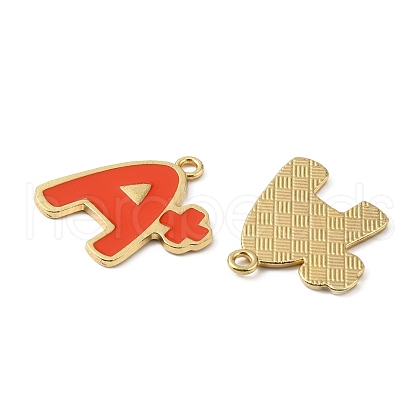 Study Theme Alloy Enamel Pendants ENAM-CJC0006-55B-1