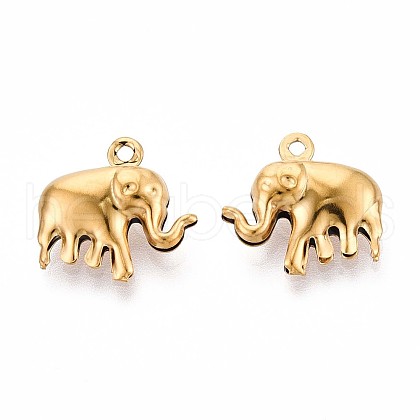 201 Stainless Steel Charms STAS-N109-227G-1
