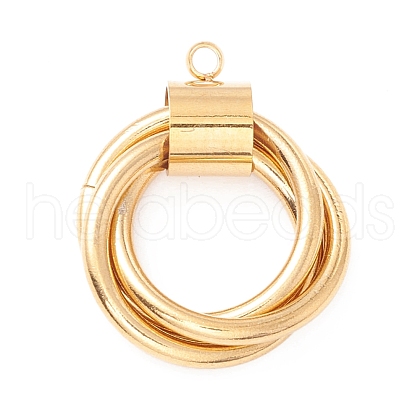 PVD Vacuum Plating 304 Stainless Steel Pendants STAS-A059-01B-G-1