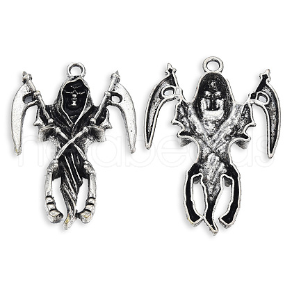 Tibetan Style Alloy Big Pendants TIBEP-N008-195-1