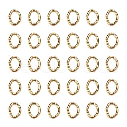 Brass Jump Rings KK-YW0001-26G-1
