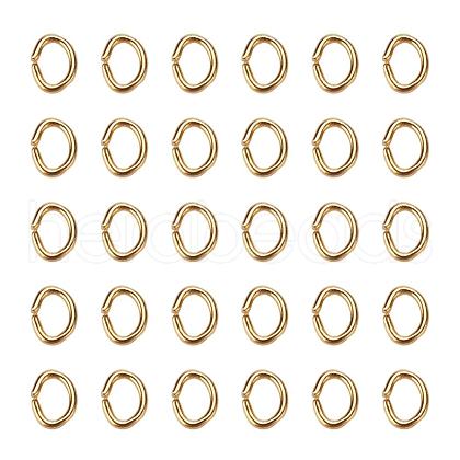 Brass Jump Rings KK-YW0001-26G-1