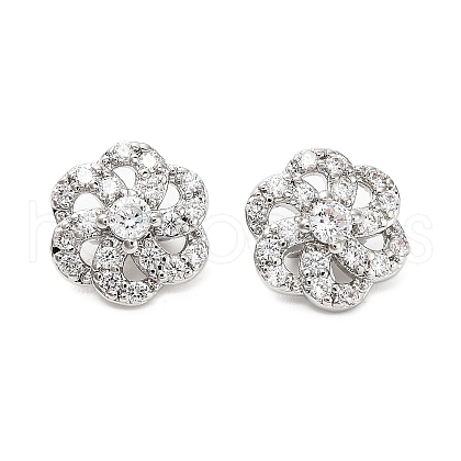 Brass Micro Pave Cubic Zirconia Pendants KK-L229-056P-1