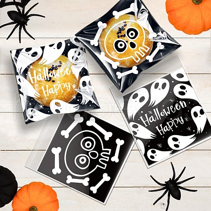 Halloween Theme Plastic Bakeware Bag ABAG-F007-01B-1