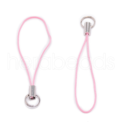 Polyester Cord Mobile Straps MOBA-WH0006-09-1