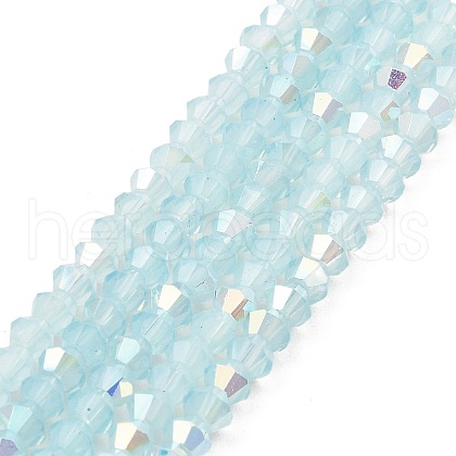 Baking Painted Glass Beads Strands X-DGLA-F029-J2mm-A07-1