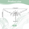 AHADERMAKER 1 Pair Flower Crystal Rhinestone Wedding Shoe Decorations FIND-GA0003-62-2
