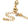 Summer Beach Nuggets Natural Agate(Dyed & Heated) Multi-Strand Bracelets BJEW-P326-07A-G-3