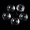 Transparent Half Round Glass Cabochons GGLA-R027-18mm-6