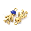 304 Stainless Steel Enamel Pendants STAS-B085-26G-2