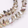 Electroplate Glass Beads Strands EGLA-J145-6mm-HR02-3