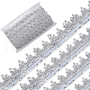 Sparkle Metallic Sequin Lace Trim OCOR-WH0073-04C-1