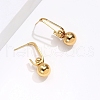 Simple Stainless Steel Stud Earrings for Women PO4456-2